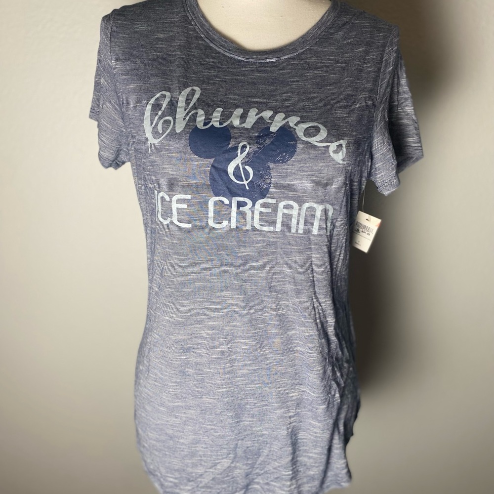 1. NWT Disney Parks Boutique Churro and Ice Cream Shirt